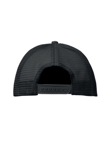 Casquette publicitaire personnalisée BUBBLE Matières : polyéthylène (PE) Couleurs : noir cadeau collaborateur premium
