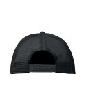 Casquette publicitaire personnalisée BUBBLE Matières : polyéthylène (PE) Couleurs : noir cadeau collaborateur premium