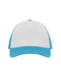 Casquette publicitaire personnalisée BUBBLE Matières : polyéthylène (PE) Couleurs : blanc impression logo haute qualité