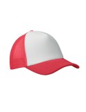 Casquette publicitaire personnalisée BUBBLE Matières : polyéthylène (PE) Couleurs : blanc personnalisable avec votre logo