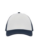 Casquette publicitaire personnalisée BUBBLE Matières : polyéthylène (PE) Couleurs : blanc objet publicitaire robuste