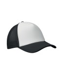 Casquette publicitaire personnalisée BUBBLE Matières : polyéthylène (PE) Couleurs : blanc impression haute définition