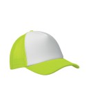 Casquette publicitaire personnalisée BUBBLE Matières : polyéthylène (PE) Couleurs : blanc marquage laser ultra précis