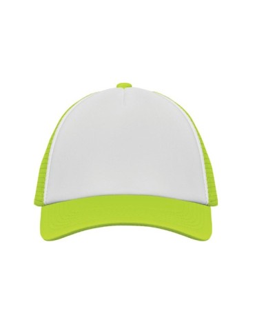 Casquette publicitaire personnalisée BUBBLE Matières : polyéthylène (PE) Couleurs : blanc goodies publicitaire durable