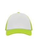 Casquette publicitaire personnalisée BUBBLE Matières : polyéthylène (PE) Couleurs : blanc goodies publicitaire durable