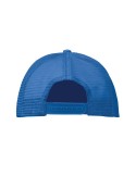 Casquette publicitaire personnalisée BUBBLE Matières : polyéthylène (PE) Couleurs : bleu royal accessoire événementiel unique