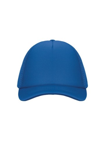 Casquette publicitaire personnalisée BUBBLE Matières : polyéthylène (PE) Couleurs : bleu royal goodies entreprise design