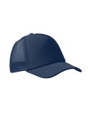 Casquette publicitaire personnalisée BUBBLE Matières : polyéthylène (PE) Couleurs : bleu marine accessoire événementiel unique