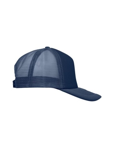 Casquette publicitaire personnalisée BUBBLE Matières : polyéthylène (PE) Couleurs : bleu marine personnalisable avec votre logo