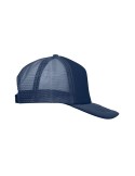 Casquette publicitaire personnalisée BUBBLE Matières : polyéthylène (PE) Couleurs : bleu marine personnalisable avec votre logo