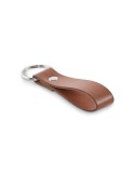 Porte-clés publicitaire à boucle en PU STROKEY MO2460 Matières : PU Couleurs : marron cadeau entreprise pas cher