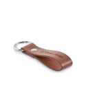 Porte-clés publicitaire à boucle en PU STROKEY MO2460 Matières : PU Couleurs : marron personnalisation rapide en France