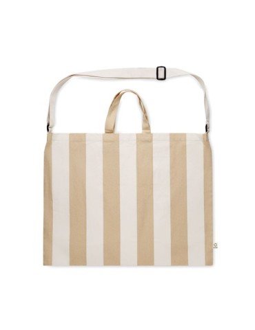 Sac de plage XL 280gr/m²  personnalisé LAGUNA Matières : coton recyclé Couleurs : blanc impression haute définition
