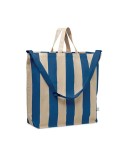 Sac de plage XL 280gr/m²  personnalisé LAGUNA Matières : coton recyclé Couleurs : bleu royal personnalisable avec votre logo