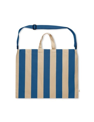 Sac de plage XL 280gr/m²  personnalisé LAGUNA Matières : coton recyclé Couleurs : bleu royal goodies publicitaire événementiel