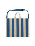 Sac de plage XL 280gr/m²  personnalisé LAGUNA Matières : coton recyclé Couleurs : bleu royal marquage laser ultra précis