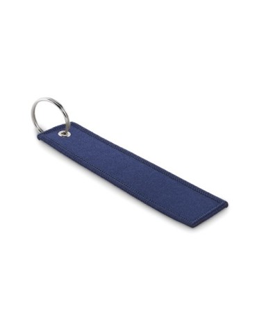 Porte-clés publicitaires personnalisés Key tag TAKEOFF Matières : PET Couleurs : bleu marine personnalisable avec votre logo