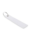 Porte-clés publicitaires personnalisés Key tag TAKEOFF Matières : PET Couleurs : blanc objet promotionnel éco-responsable