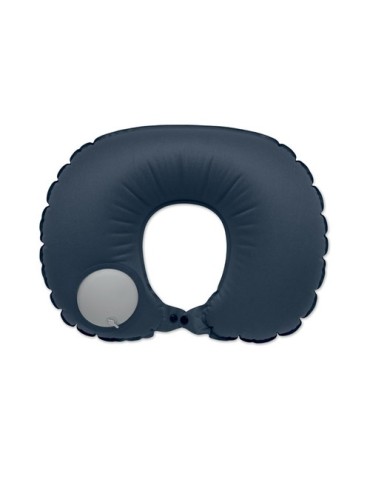 Oreiller gonflable de voyage publicitaire HEDDOW Matières : PET Couleurs : bleu 2