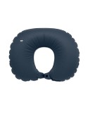 Oreiller gonflable de voyage publicitaire HEDDOW Matières : PET Couleurs : bleu marquage laser ultra précis