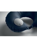 Oreiller gonflable de voyage publicitaire HEDDOW Matières : PET Couleurs : bleu goodies entreprise design