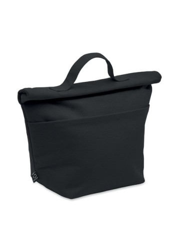 Sac isotherme  en coton recyclé RECOBA COLOUR Matières : coton recyclé Couleurs : noir goodies publicitaire événementiel