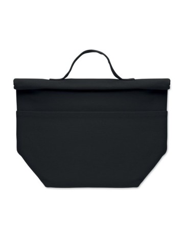 Sac isotherme  en coton recyclé RECOBA COLOUR Matières : coton recyclé Couleurs : noir goodies entreprise design