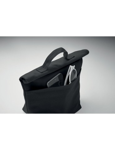 Sac isotherme  en coton recyclé RECOBA COLOUR Matières : coton recyclé Couleurs : noir goodies publicitaire événementiel