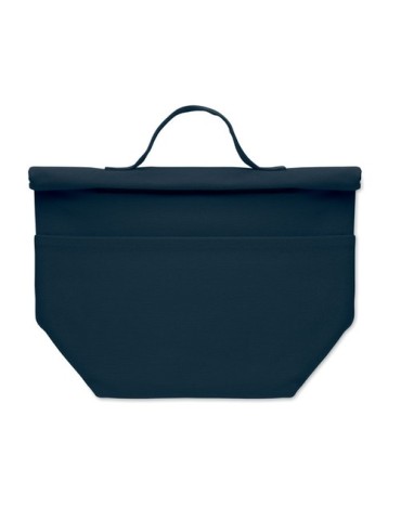 Sac isotherme  en coton recyclé RECOBA COLOUR Matières : coton recyclé Couleurs : bleu marine objet promotionnel éco-responsable