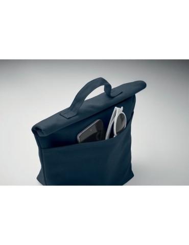 Sac isotherme  en coton recyclé RECOBA COLOUR Matières : coton recyclé Couleurs : bleu marine objet promo petit budget