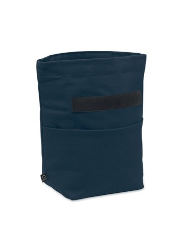 Sac isotherme  en coton recyclé RECOBA COLOUR Matières : coton recyclé Couleurs : bleu marine impression haute définition