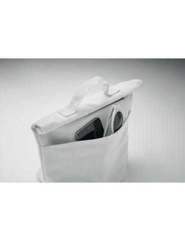 Sac isotherme  en coton recyclé RECOBA COLOUR Matières : coton recyclé Couleurs : blanc personnalisable avec votre logo