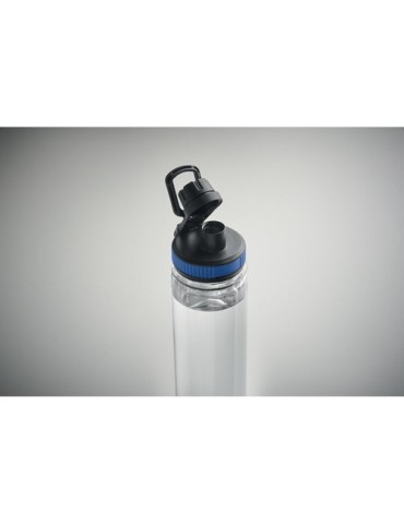 Bouteille publicitaire RPET 750 ml TOTTLE Matières : PET recyclé Couleurs : bleu personnalisation sur mesure