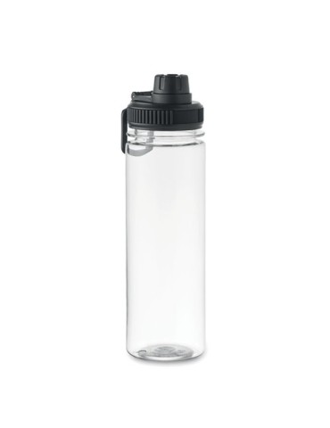 Bouteille publicitaire RPET 750 ml TOTTLE Matières : PET recyclé Couleurs : noir cadeau entreprise pas cher
