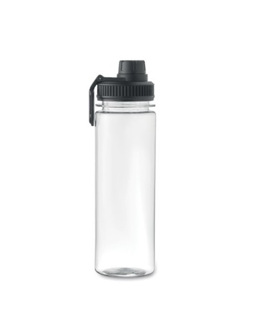 Bouteille publicitaire RPET 750 ml TOTTLE Matières : PET recyclé Couleurs : noir impression logo haute qualité