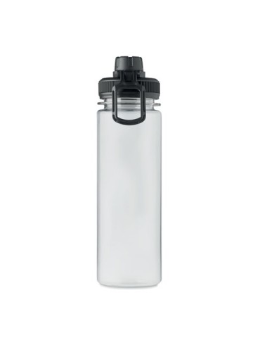 Bouteille publicitaire RPET 750 ml TOTTLE Matières : PET recyclé Couleurs : noir goodies personnalisé en stock