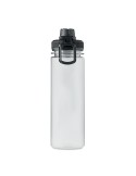 Bouteille publicitaire RPET 750 ml TOTTLE Matières : PET recyclé Couleurs : noir goodies personnalisé en stock