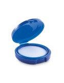 Baume à lèvres végétalien publicitaire EZRA Couleurs : bleu Matières : polypropylène (PP) recyclé personnalisable avec votre log