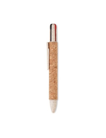 Stylo à bille publicitaire 4 couleurs ARBOCHO Matières : ABS Couleurs : beige marquage laser ultra précis
