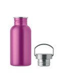 Bouteille publicitaire simple paroi 500 ml FLORENCE SING Couleurs : fuchsia Matières : acier inoxydable recyclé personnalisation