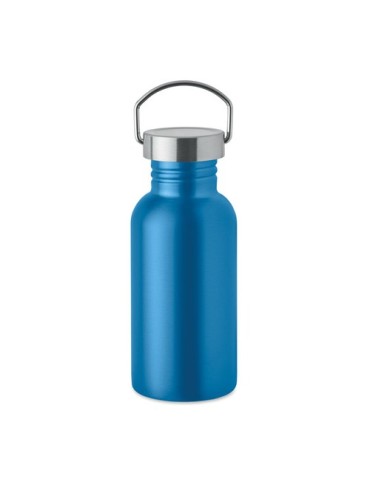 Bouteille publicitaire simple paroi 500 ml FLORENCE SING Couleurs : turquoise Matières : acier inoxydable recyclé personnalisati