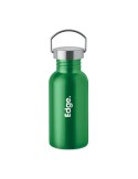 Bouteille publicitaire simple paroi 500 ml FLORENCE SING Couleurs : vert Matières : acier inoxydable recyclé cadeau affaires élé