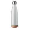 Bouteille isotherme double paroi  de 500 ml en acier inoxydable - ASPEN CORK Matières : acier inoxydable Couleurs : blanc person