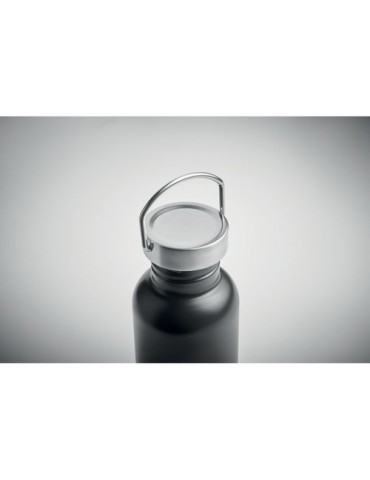 Bouteille publicitaire simple paroi 500 ml FLORENCE SING Couleurs : noir Matières : acier inoxydable recyclé goodies personnalis