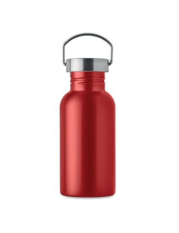 Bouteille publicitaire simple paroi 500 ml FLORENCE SING Couleurs : rouge Matières : acier inoxydable recyclé accessoire événeme