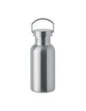 Bouteille publicitaire simple paroi 500 ml FLORENCE SING Couleurs : argenté mat Matières : acier inoxydable recyclé marquage las