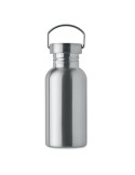 Bouteille publicitaire simple paroi 500 ml FLORENCE SING Couleurs : argenté mat Matières : acier inoxydable recyclé cadeau colla