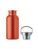 Bouteille publicitaire simple paroi 500 ml FLORENCE SING Couleurs : orange Matières : acier inoxydable recyclé goodies publicita