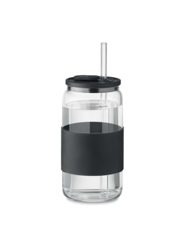 Gobelet publicitaire en verre 550ml BOROSIP Matières : borosilicate Couleurs : noir 2