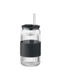 Gobelet publicitaire en verre 550ml BOROSIP Matières : borosilicate Couleurs : noir goodies publicitaire événementiel